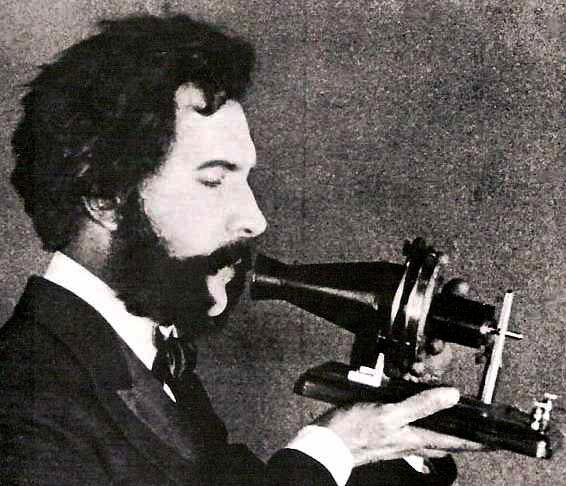 Photo d'Alexander Graham Bell à l'aube de sa carrière.
