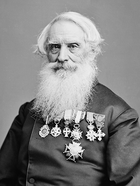 Photo de Samuel Morse vers la fin de sa vie.